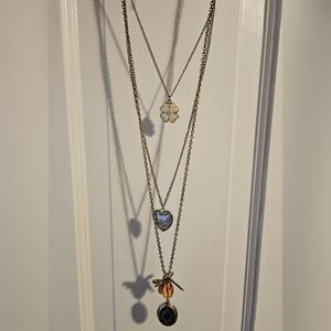 TopShop layered Charm necklace